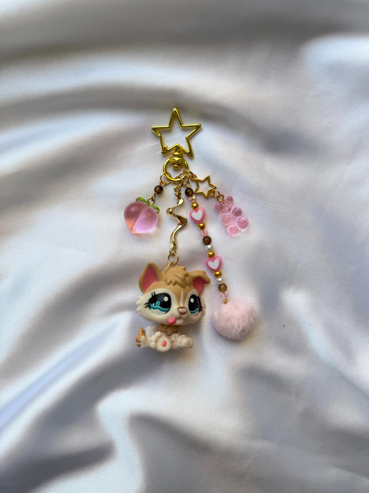 Chiot marron et rose