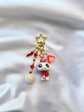 Coccinelle rouge et blanche